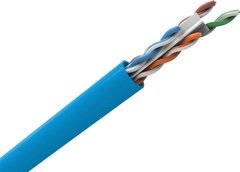 CABO LAN U/UTP CAT6 24AWG X 4 PARES ROHS 305 METROS AZUL - comprar online