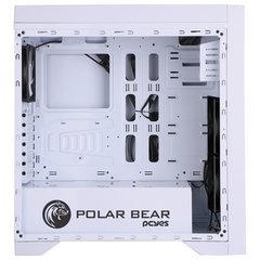 GABINETE MID-TOWER POLAR BEAR COM 3 FANS LED RGB LATERAL EM ACRÍLICO - PBEARBCO3FCARL na internet