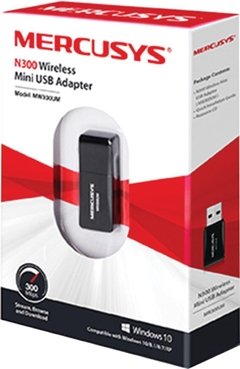 MINI ADAPTADOR USB WIRELESS N300 MW300UM - comprar online