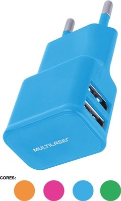 CARREGADOR DE PAREDE 2.4A C/2 USB CB095