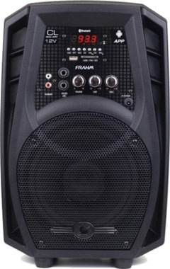 CAIXA AMPLIFICADA 8'' 60W CL200 APP 12V USB/SD/FM/BT E BATERIA INTERNA