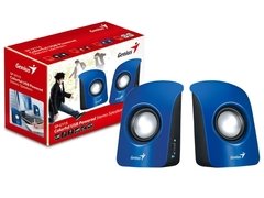 CAIXA DE SOM GENIUS 31731006102 SP-U115 1,5 W RMS AZUL ALIMENTACAO USB / AUDIO P2