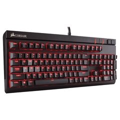 TECLADO GAMING MECANICO STRAFE CHERRY MX BLUE- CH-9000226-NA - CORSAIR - Preech Informática - Informática e suas tecnologias