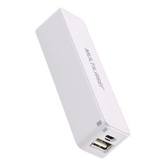 CARREGADOR PORTÁTIL POWER BANK 2200MAH BRANCO CB101