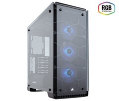 GABINETE MID TOWER GAMING CRYSTAL SERIES 570X RGB MINI-ITX, MICROATX, ATX CC-9011098-WW - CORSAIR