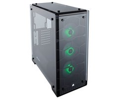 GABINETE MID TOWER GAMING CRYSTAL SERIES 570X RGB MINI-ITX, MICROATX, ATX CC-9011098-WW - CORSAIR - loja online