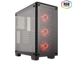 GABINETE MID TOWER GAMING CRYSTAL 460X RGB MINI-ITX, MICROATX, ATX CC-9011101-WW