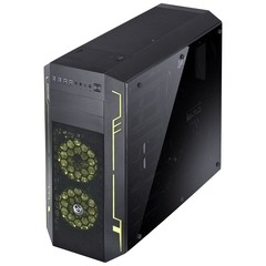 GABINETE SPIRIT FULL WINDOW DUPLO PRETO COM LED 7 OPÇÕES E CONTROLADOR DE FAN SPIPTO7C3FCA2 na internet