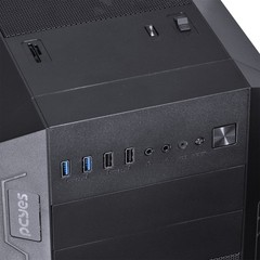 GABINETE SPIRIT FULL WINDOW DUPLO PRETO COM LED 7 OPÇÕES E CONTROLADOR DE FAN SPIPTO7C3FCA2 - Preech Informática - Informática e suas tecnologias