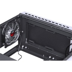 GABINETE TANK B/P LED BCO FRONTAL+TOPO VIDRO TEMPERADO LATERAL ACRÍLICO FUMÊ FULL WINDOW 3 FANS - loja online