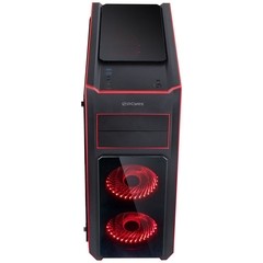 GABINETE TANK B/V LED VM FRONTAL+TOPO VIDRO TEMPERADO LATERAL ACRÍLICO FUMÊ FULL WINDOW 3 FANS TANPVVM3FCAF - comprar online