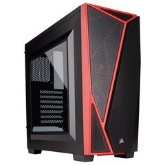 GABINETE MID TOWER GAMING CARBIDE SERIES SPEC-04 LED PRETO/VERMELHO MINI ITX, MICRO ATX E ATX CC-9011107-WW - CORSAIR