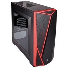 GABINETE MID TOWER GAMING CARBIDE SERIES SPEC-04 LED PRETO/VERMELHO MINI ITX, MICRO ATX E ATX CC-9011107-WW - CORSAIR - comprar online