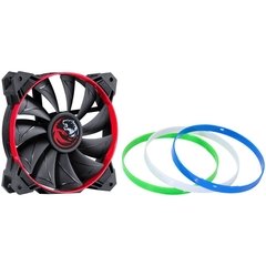 COOLER FAN PARA GABINETE 120MM CALAFRIO RINGS COM ANÉIS COLORIDOS INTERCAMBIÁVEIS - FCAL120ANCL