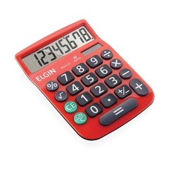 CALCULADORA DE MESA 8 DÍGITOS MV-4131 VERMELHA