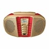 RÁDIO BOOMBOX PORTÁTIL CD/USB/FM/AM PX3225IX/78 VERMELHO/DOURADO 5W