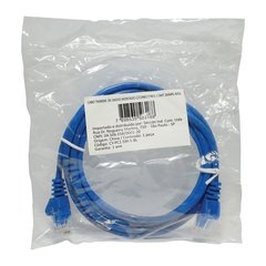 PATCH CORD UTP CAT5E 26AWG 1.5M AZUL - loja online