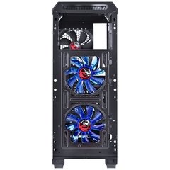 GABINETE MID-TOWER VTI AZUL COM 3 FANS LED AZUL LATERAL EM ACRÍLICO - VTIPTOAZ3FCAF - comprar online