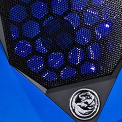 GABINETE MID-TOWER VTI AZUL COM 3 FANS LED AZUL LATERAL EM ACRÍLICO - VTIPTOAZ3FCAF - loja online