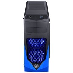 GABINETE MID-TOWER VTI AZUL COM 3 FANS LED AZUL LATERAL EM ACRÍLICO - VTIPTOAZ3FCAF - comprar online