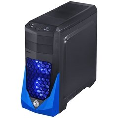 GABINETE MID-TOWER VTI AZUL COM 3 FANS LED AZUL LATERAL EM ACRÍLICO - VTIPTOAZ3FCAF na internet