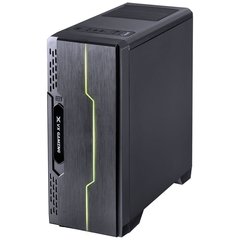 GABINETE GAMER TRON PRETO 7 CORES LED JANELA ACRÍLICA FUME FULL WINDOW FONTE EMBAIXO COM COVER - 09GATR-7 - loja online