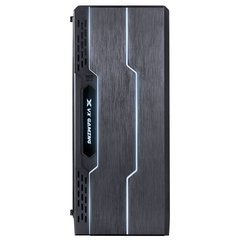 GABINETE GAMER TRON PRETO 7 CORES LED JANELA ACRÍLICA FUME FULL WINDOW FONTE EMBAIXO COM COVER - 09GATR-7 - comprar online