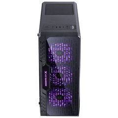 GABINETE GAMER LUMIA PRETO COM 7 CORES LED, 3 FANS RGB E ACRÍLICO FULL WINDOW FONTE EM BAIXO COM COVER 09GALM7-3RGB - Preech Informática - Informática e suas tecnologias