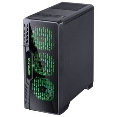 GABINETE GAMER LUMIA PRETO COM 7 CORES LED, 3 FANS RGB E ACRÍLICO FULL WINDOW FONTE EM BAIXO COM COVER 09GALM7-3RGB - loja online