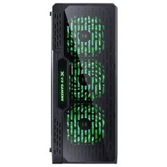 GABINETE GAMER LUMIA PRETO COM 7 CORES LED, 3 FANS RGB E ACRÍLICO FULL WINDOW FONTE EM BAIXO COM COVER 09GALM7-3RGB na internet