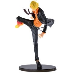 ACTION FIGURE ONE PIECE SCULTURE - SANJI - DIABLE JAMBE COLOR - loja online