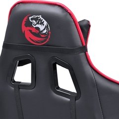 CADEIRA GAMER MAD RACER V8 VERMELHO COM RODAS EM GEL - MADV8VMGL