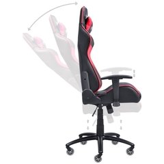 CADEIRA GAMER MAD RACER V8 VERMELHO COM RODAS EM GEL - MADV8VMGL