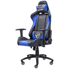 CADEIRA GAMER MAD RACER V8 AZUL COM RODAS EM GEL - MADV8AZGL - Preech Informática - Informática e suas tecnologias