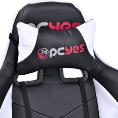 CADEIRA GAMER MAD RACER V8 BRANCO COM RODAS EM GEL - MADV8BCGL - Preech Informática - Informática e suas tecnologias