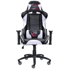 CADEIRA GAMER MAD RACER V8 BRANCO COM RODAS EM GEL - MADV8BCGL - comprar online