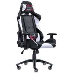 CADEIRA GAMER MAD RACER V8 BRANCO COM RODAS EM GEL - MADV8BCGL - Preech Informática - Informática e suas tecnologias