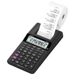 CALCULADORA COM BOBINA, ACOMPANHA A FONTE DE ALIMENTAÇÃO HR-8RC-BK-B-DC DISPLAY 2.0 PRETA - comprar online