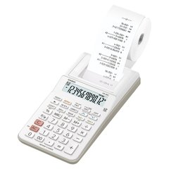 CALCULADORA COM BOBINA, ACOMPANHA A FONTE DE ALIMENTAÇÃO HR-8RC-BK-B-DC DISPLAY 2.0 BRANCA - comprar online