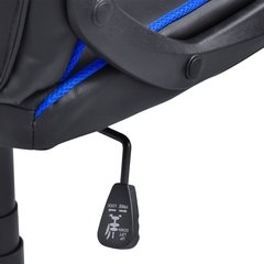 CADEIRA GAMER MAD RACER STI MASTER PRETO COM AZUL - MADSTIMSAZ - loja online