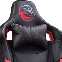 CADEIRA GAMER MAD RACER V10 PRETO COM DETALHES EM VERMELHO E RODAS EM GEL - MADV10VMGL - loja online