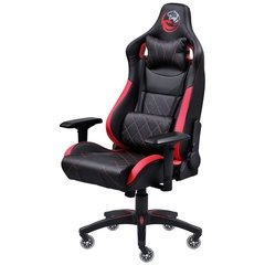 CADEIRA GAMER MAD RACER V10 PRETO COM DETALHES EM VERMELHO E RODAS EM GEL - MADV10VMGL - comprar online