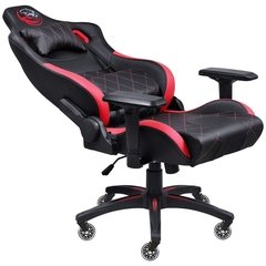 CADEIRA GAMER MAD RACER V10 PRETO COM DETALHES EM VERMELHO E RODAS EM GEL - MADV10VMGL na internet