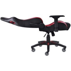 CADEIRA GAMER MAD RACER V10 PRETO COM DETALHES EM VERMELHO E RODAS EM GEL - MADV10VMGL - loja online