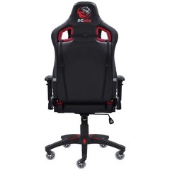 CADEIRA GAMER MAD RACER V10 PRETO COM DETALHES EM VERMELHO E RODAS EM GEL - MADV10VMGL