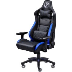 CADEIRA GAMER MAD RACER V10 PRETO COM DETALHES EM AZUL E RODAS EM GEL - MADV10AZGL - comprar online