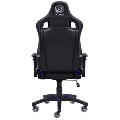 CADEIRA GAMER MAD RACER V10 PRETO COM DETALHES EM AZUL E RODAS EM GEL - MADV10AZGL