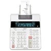 CALCULADORA COM BOBINA, DISPLAY LCD, 2.0 LINHA , COM RELÓGIO E CALENDÁRIO, FR-2650RC-B-DC BRANCA