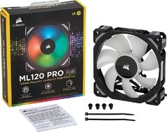 FAN PARA GABINETE ML120 RGB PRO 120MM PREMIUM COM LEVITAÇÃO MAGNÉTICA - CO-9050075-WW - Preech Informática - Informática e suas tecnologias