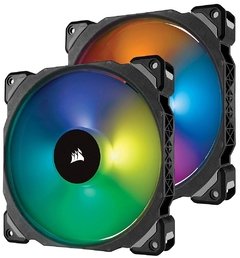 FAN PARA GABINETE ML140 PRO RGB 140MM PREMIUM COM LEVITAÇÃO MAGNÉTICA + LIGHTING NODE - CO-9050078-WW (PACK COM 2UN) - comprar online